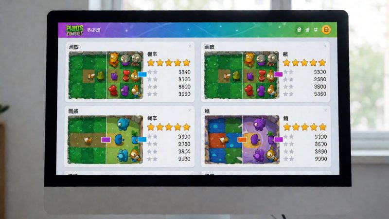 植物大战僵尸电脑版各版本实测评分:画质、帧率、稳 配图